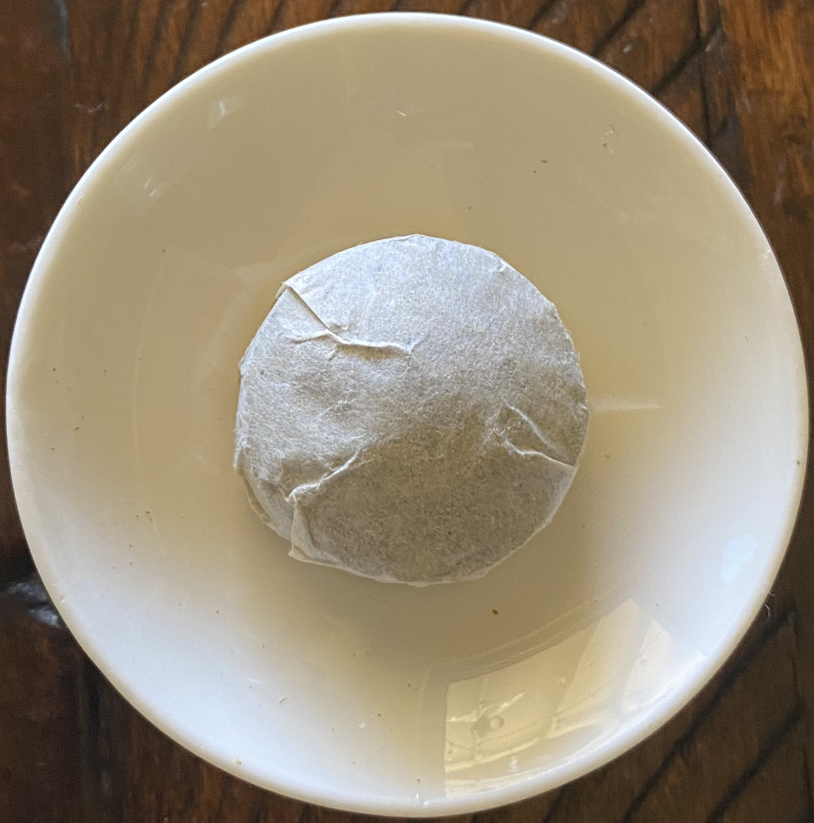 mini pu erh tuo cha dressed