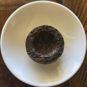 mini pu erh tuo cha naked dry