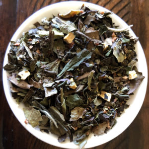 White Peach Dry Leaves